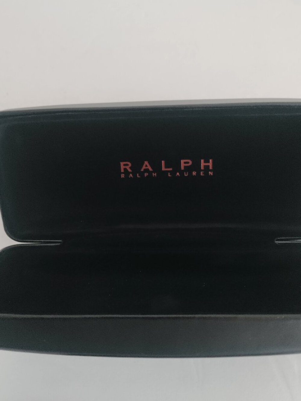 Ralph Lauren Black Eyeglass Case w/ New Cleaning Cloth